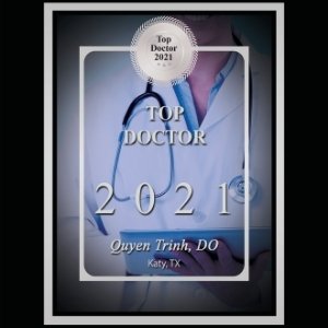 Top Doctor 2021 - Katy Clinic, Mason Park Medical